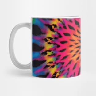 Spirograph Neon Tie Dye Mug